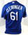 2021 Los Angeles Dodgers Garrett Cleavinger #61 Game Issued P Used Blue Jersey1