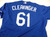 2021 Los Angeles Dodgers Garrett Cleavinger #61 Game Issued P Used Blue Jersey1