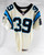 1999 Carolina Panthers Damien Richardson #39 Game Used White Jersey 42 0492