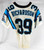 1999 Carolina Panthers Damien Richardson #39 Game Used White Jersey 42 0492