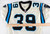 1999 Carolina Panthers Damien Richardson #39 Game Used White Jersey 42 0492