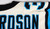 1999 Carolina Panthers Damien Richardson #39 Game Used White Jersey 42 0492