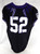 2019-24 Texas Christian TCU Frogs #52 Game Used Black Jersey Football NP Rem 93