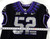 2019-24 Texas Christian TCU Frogs #52 Game Used Black Jersey Football NP Rem 93