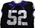 2019-24 Texas Christian TCU Frogs #52 Game Used Black Jersey Football NP Rem 93
