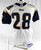 2002 St. Louis Rams Marshall Faulk #28 Game Used White Jersey 48 504