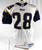 2002 St. Louis Rams Marshall Faulk #28 Game Used White Jersey 48 504
