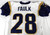 2002 St. Louis Rams Marshall Faulk #28 Game Used White Jersey 48 504