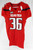 2015 Texas Tech Red Raiders #36 Game Used Red Jersey Football NP Rem 623