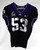 2019-24 Texas Christian TCU Frogs #53 Game Used Black Jersey Football NP Rem 95