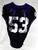 2019-24 Texas Christian TCU Frogs #53 Game Used Black Jersey Football NP Rem 95