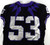 2019-24 Texas Christian TCU Frogs #53 Game Used Black Jersey Football NP Rem 95
