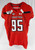 2017 Texas Tech Red Raiders #95 Game Used Red Jersey 150th Patch Football NP R 2