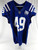 2018 Indianapolis Colts Matthew Adams #49 Game Issued Pos Used Blue Jersey 35 P7