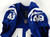 2018 Indianapolis Colts Matthew Adams #49 Game Issued Pos Used Blue Jersey 35 P7