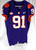 2017-22 Clemson Tigers #91 Game Issued Purple Jersey Football NP Rem 44 853