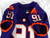 2017-22 Clemson Tigers #91 Game Issued Purple Jersey Football NP Rem 44 853