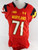 2015 Maryland Terrapins EJ Donahue #71 Game Used Red Jersey Football 46 547