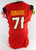 2015 Maryland Terrapins EJ Donahue #71 Game Used Red Jersey Football 46 547