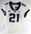 Texas Christian TCU Horned Frogs #21 Game Used White Jersey Football NP Rem 1