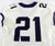 Texas Christian TCU Horned Frogs #21 Game Used White Jersey Football NP Rem 1