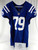 2015 Indianapolis Colts Antonio Garcia #79 Game Issued Pos Used Blue Jersey 48 8