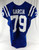 2015 Indianapolis Colts Antonio Garcia #79 Game Issued Pos Used Blue Jersey 48 8