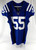 2019 Indianapolis Colts Skai Moore #55 Game Issued Ps Used Blue Jersey 100th P 9
