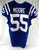 2019 Indianapolis Colts Skai Moore #55 Game Issued Ps Used Blue Jersey 100th P 9