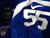 2019 Indianapolis Colts Skai Moore #55 Game Issued Ps Used Blue Jersey 100th P 9
