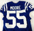 2019 Indianapolis Colts Skai Moore #55 Game Issued Ps Used Blue Jersey 100th P 9