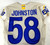 2020 Los Angeles Rams Clay Johnston #58 Game Issued Cream Jersey 42 516