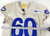 2020 Los Angeles Rams Jeremiah Kolone #60 Game Issued Pos Used Cream Jersey 48 4