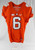 2016 Clemson Tigers #6 Game Used Orange Jersey Football NP Rem 40 339