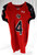 2012 Texas Tech Red Raiders #4 Game Used Red Jersey Lone Star Football NP Rem 86