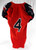 2012 Texas Tech Red Raiders #4 Game Used Red Jersey Lone Star Football NP Rem 86