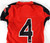 2012 Texas Tech Red Raiders #4 Game Used Red Jersey Lone Star Football NP Rem 86