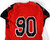 2012 Texas Tech Red Raiders #90 Game Used Red Jersey Lone Star Football NP Rem 0