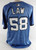 2025 Washington Nationals Derek Law #58 Game Issued Blue Jersey City Connect 0