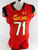 2014 Maryland Terrapins #71 Game Issued Red Jersey Football 46 551