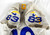 2020 Los Angeles Rams Trishton Jackson #83 Game Issued Pos Used Cream Jersey 7