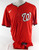 2025 Washington Nationals Nathaniel Lowe #33 Game Issued Red Jersey 46 230