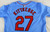 2024 St. Louis Cardinals Andrew Kittredge #27 Game Issued Used Powd Blue Jersey