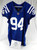2016 Indianapolis Colts Margus Hunt #94 Game Issued P Used Blue Jersey 100 P 5