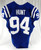 2016 Indianapolis Colts Margus Hunt #94 Game Issued P Used Blue Jersey 100 P 5