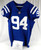 2017 Indianapolis Colts Joey Mbu #94 Game Issued Pos Used Blue Jersey 50 546