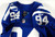 2017 Indianapolis Colts Joey Mbu #94 Game Issued Pos Used Blue Jersey 50 546