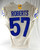 2020 Los Angeles Rams Maximilian Roberts #57 Game Issued Cream Jersey 42 521