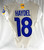 2020 Los Angeles Rams Jeremiah Haydel #18 Game Issued Pos Used Cream Jersey 38 5