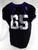 2019-24 Texas Christian TCU Frogs #65 Game Used Black Jersey Football NP Rem 97